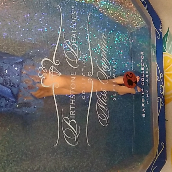 NIB Birthstone Beauties September Barbie Doll (~2009) - Picture 12 of 12